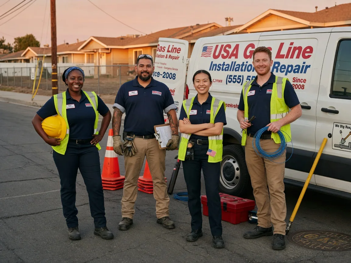 Gas Line Installation company in Wilsons, VA